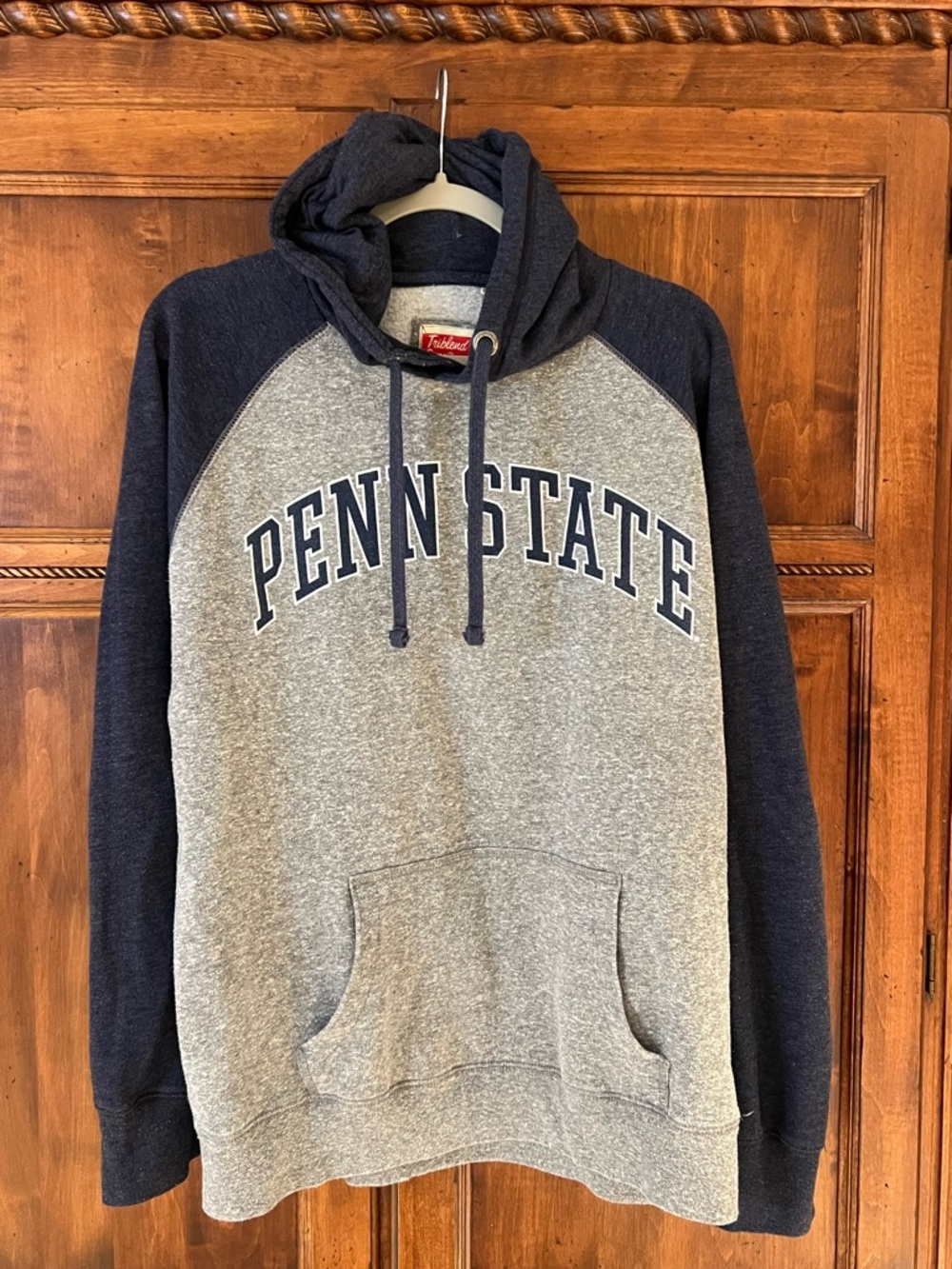 Triblend Sweats League Penn State Hooded Sweatshirt | Size L  | Great Condition - Picture 8 of 11